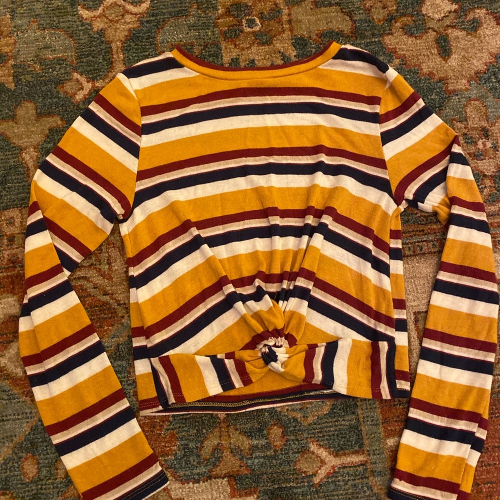 Striped long sleeve tee (NWOT)